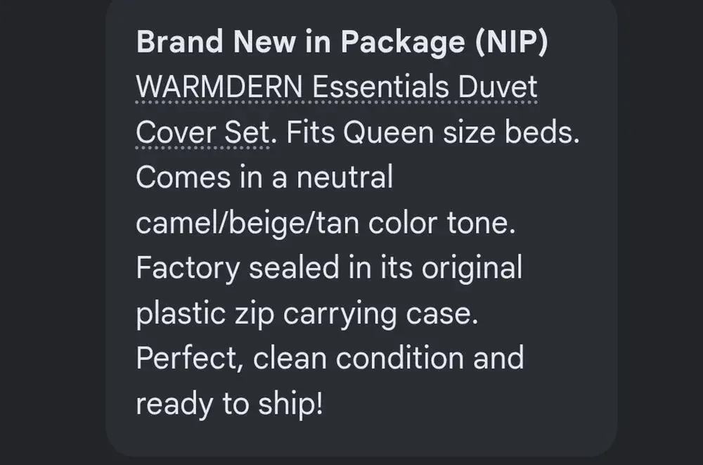 Bedsure Duvet Cover Set Queen Size Beige